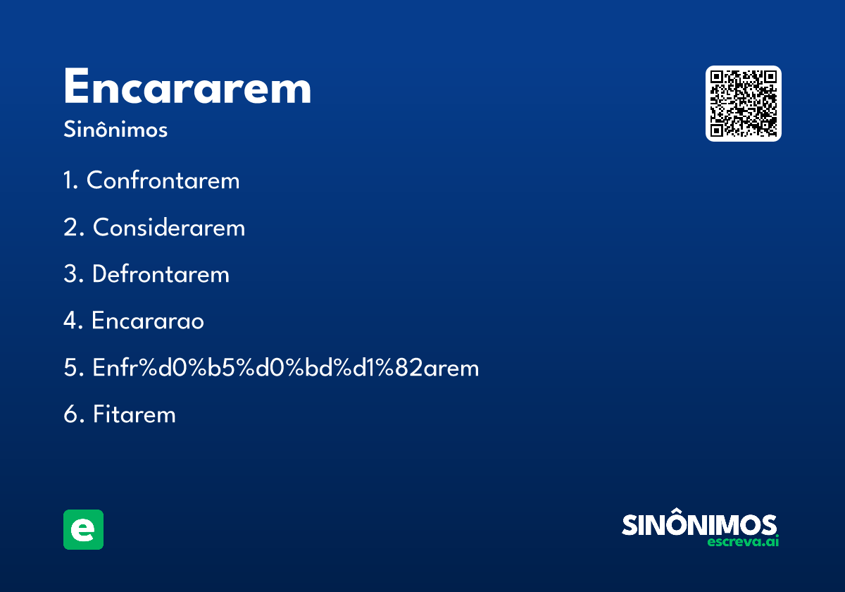 encararem