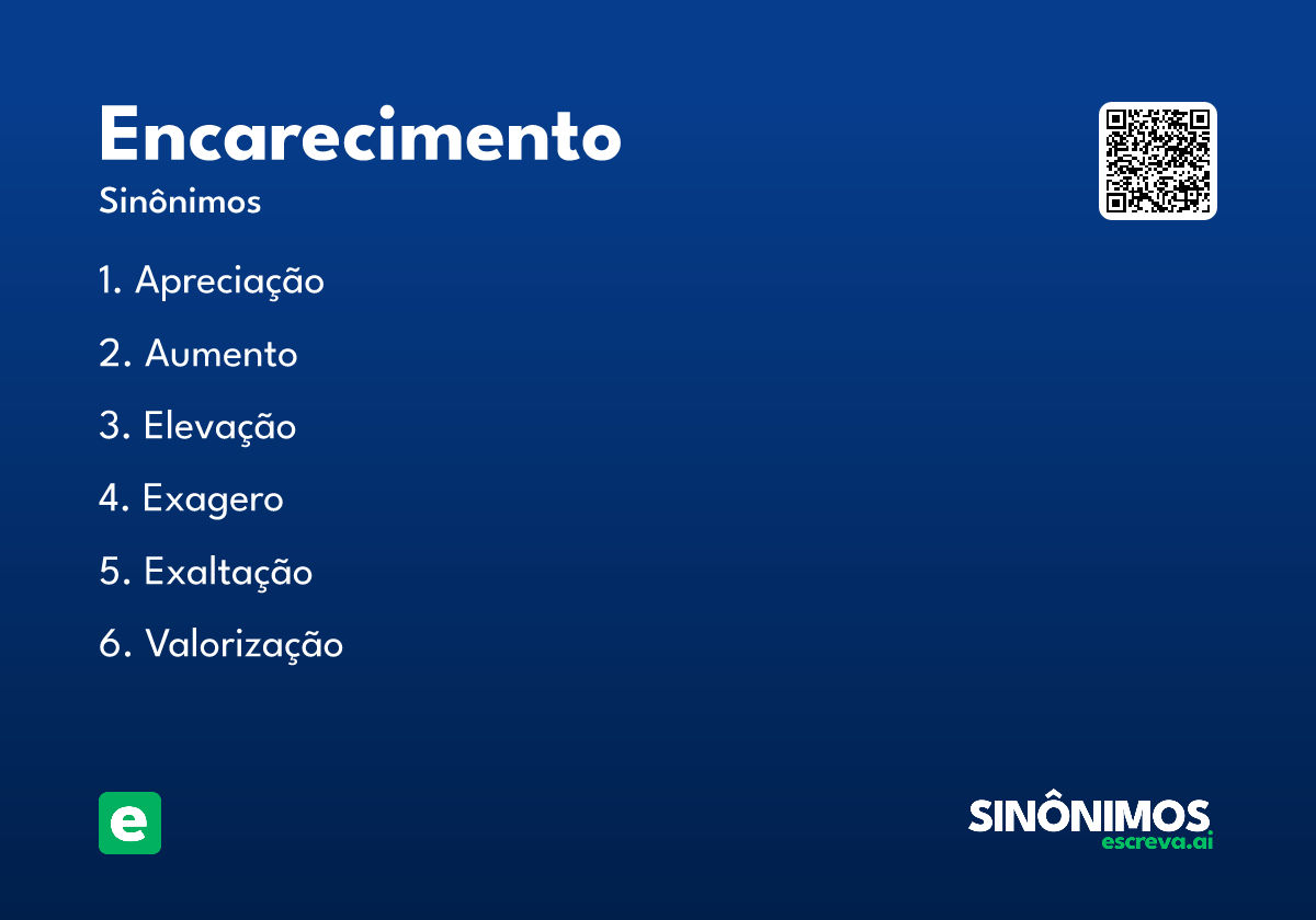 encarecimento