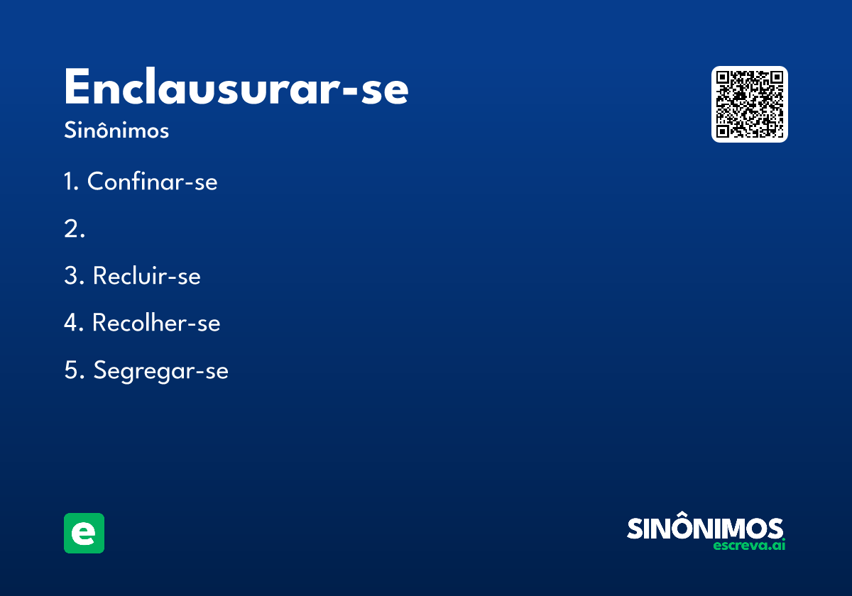 enclausurar-se