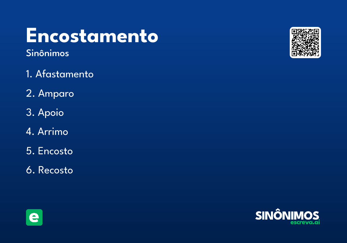 encostamento