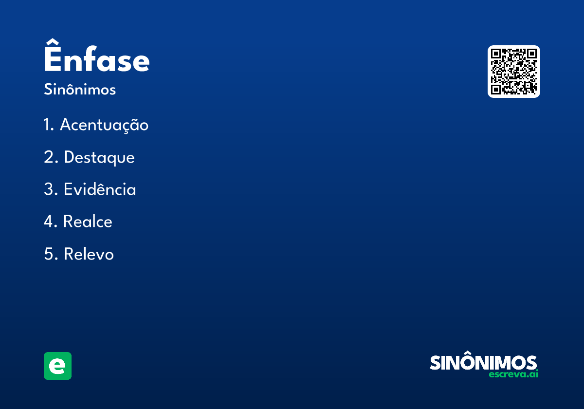 ênfase