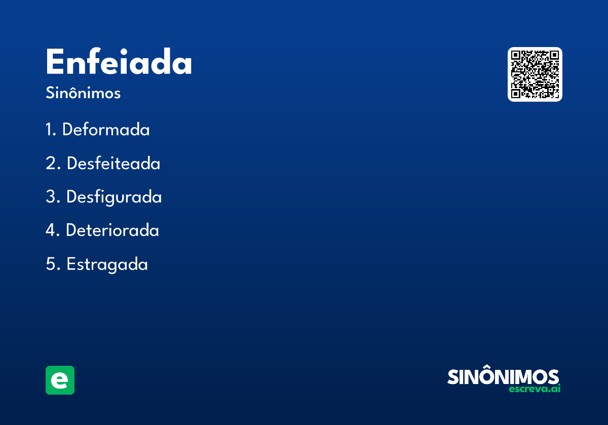 enfeiada