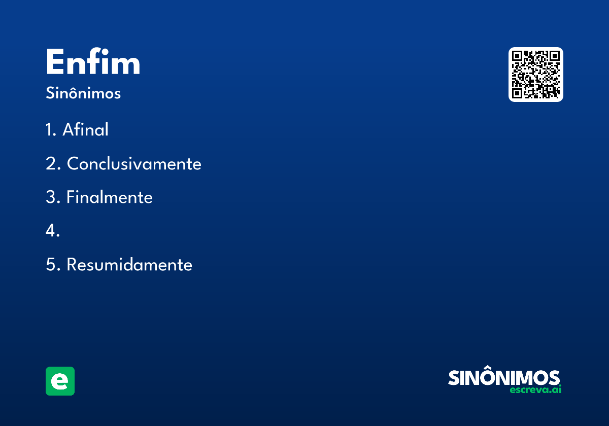 enfim