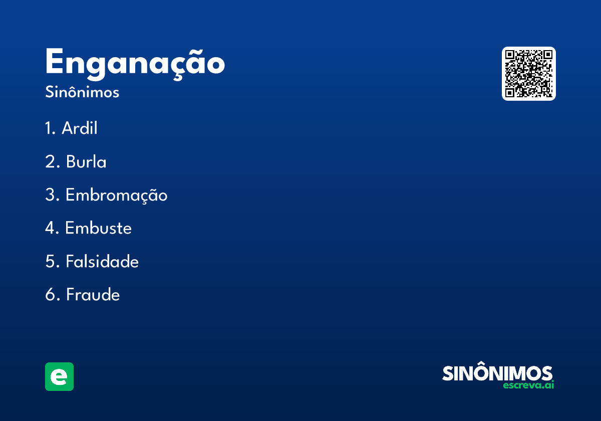 enganação