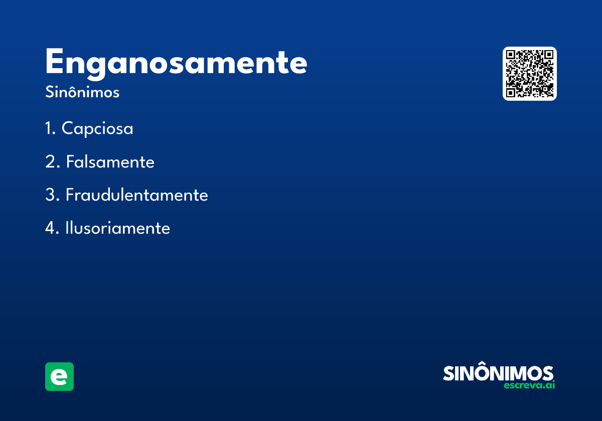 enganosamente
