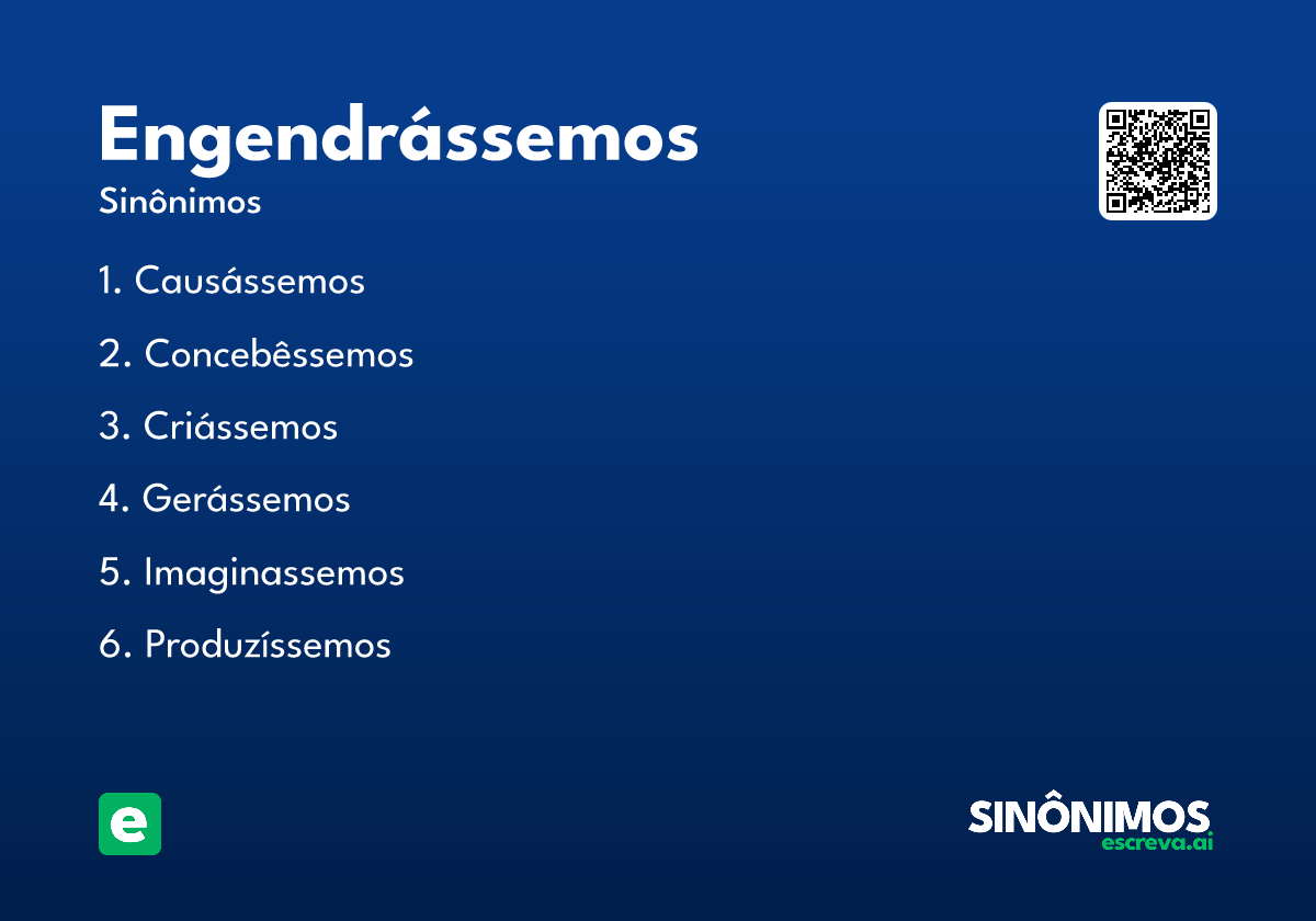 engendrássemos