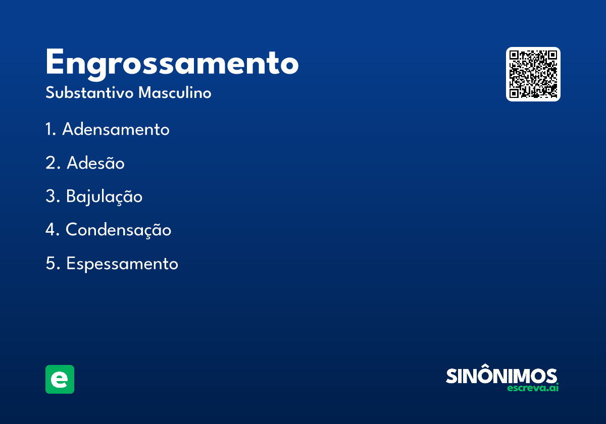 engrossamento