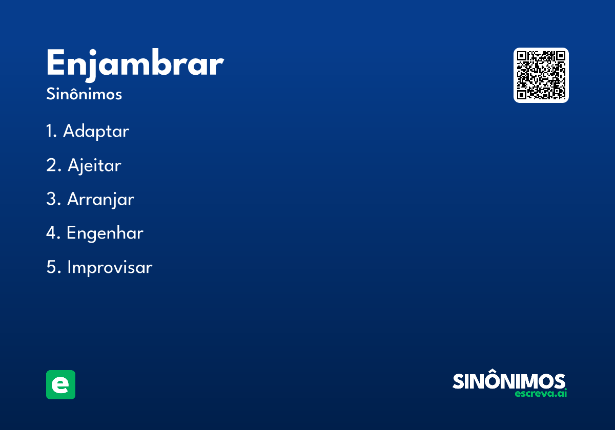 enjambrar