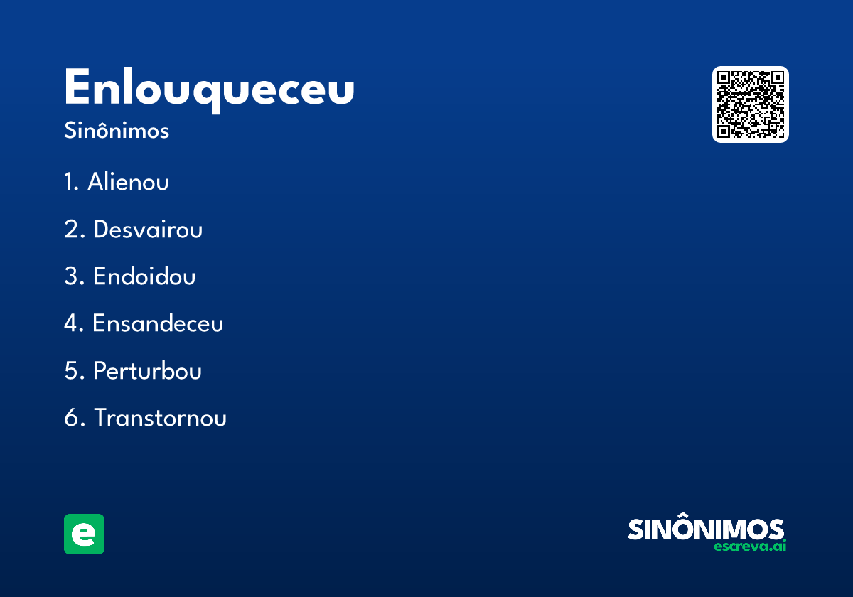 enlouqueceu