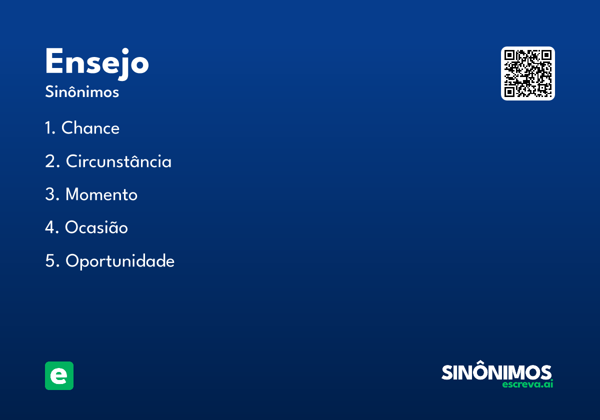 ensejo