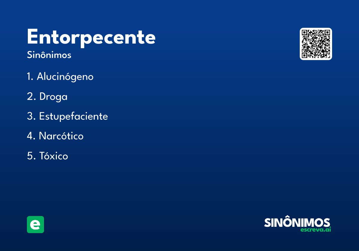 entorpecente
