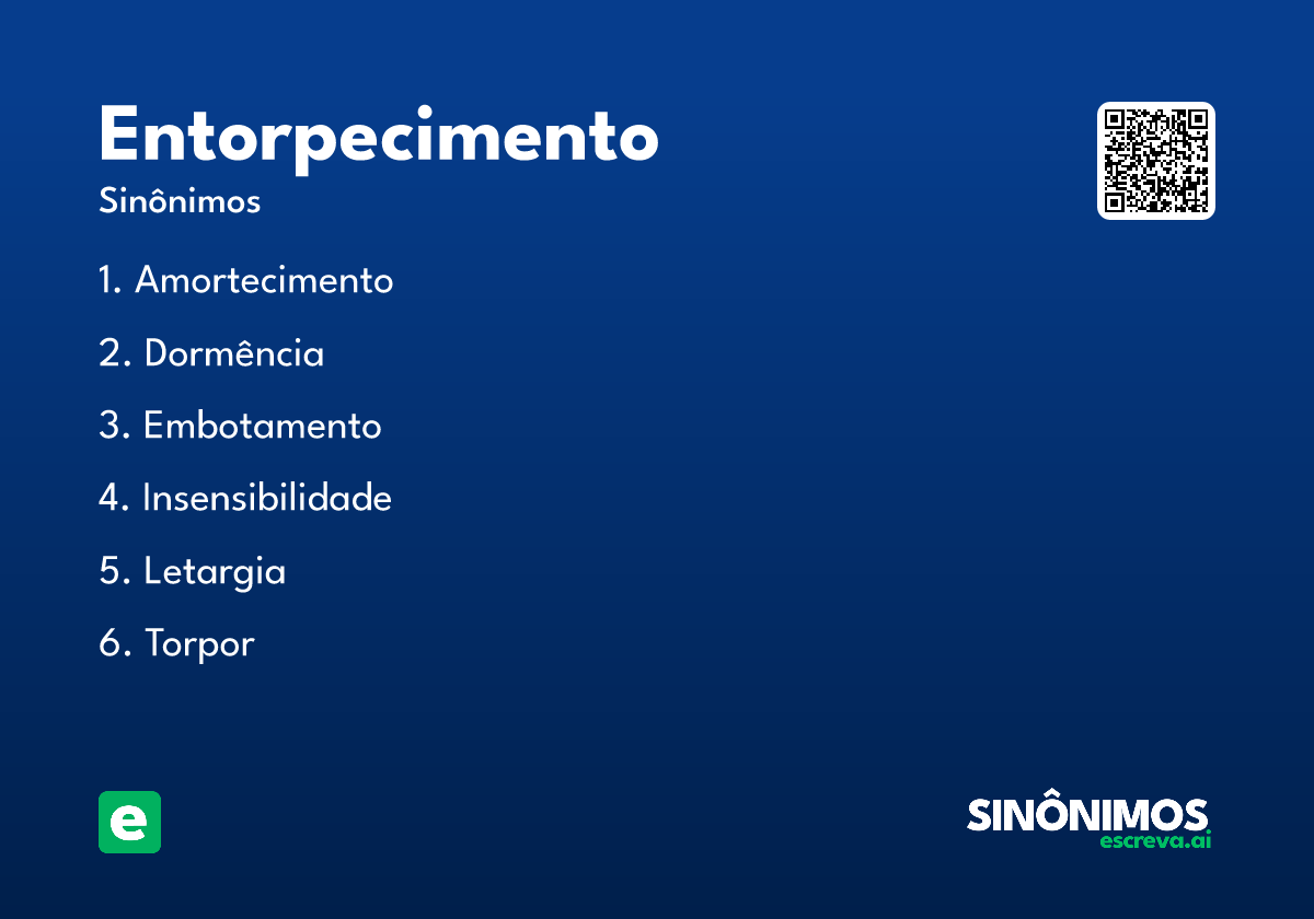 entorpecimento