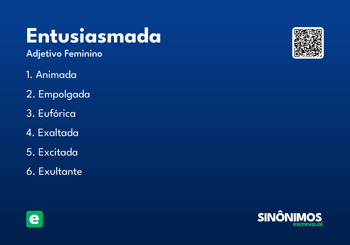 entusiasmada