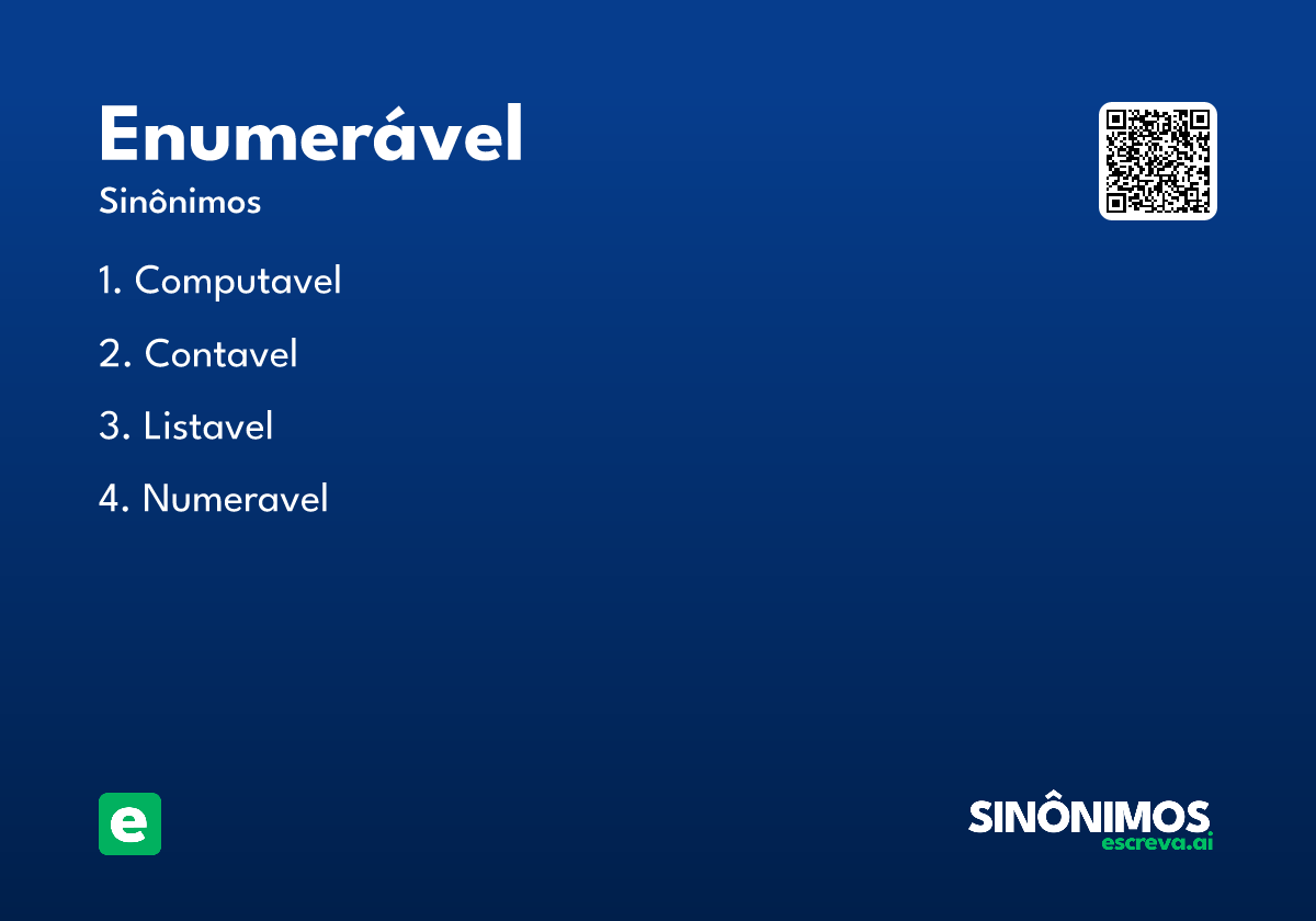 enumerável