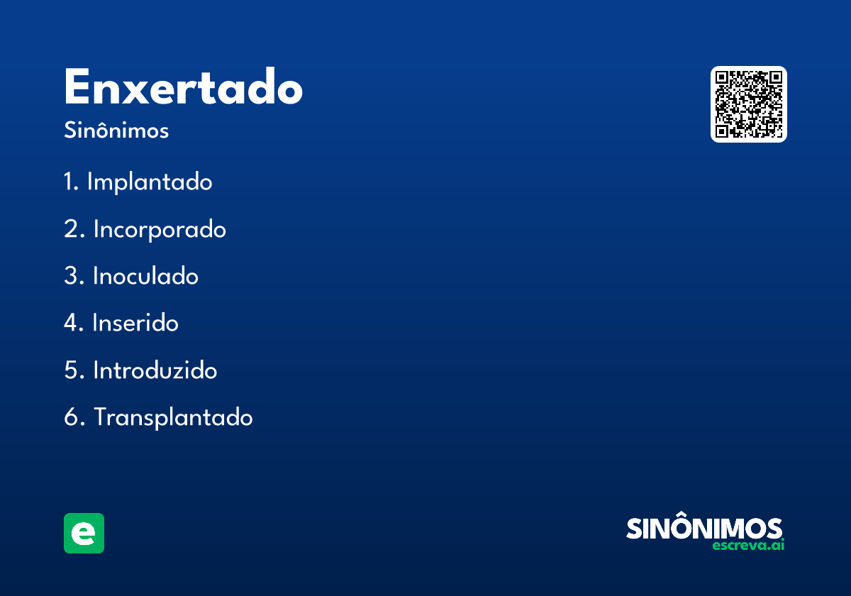 enxertado