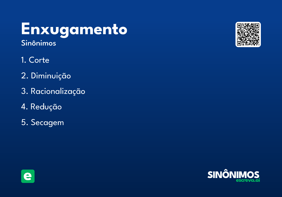 enxugamento