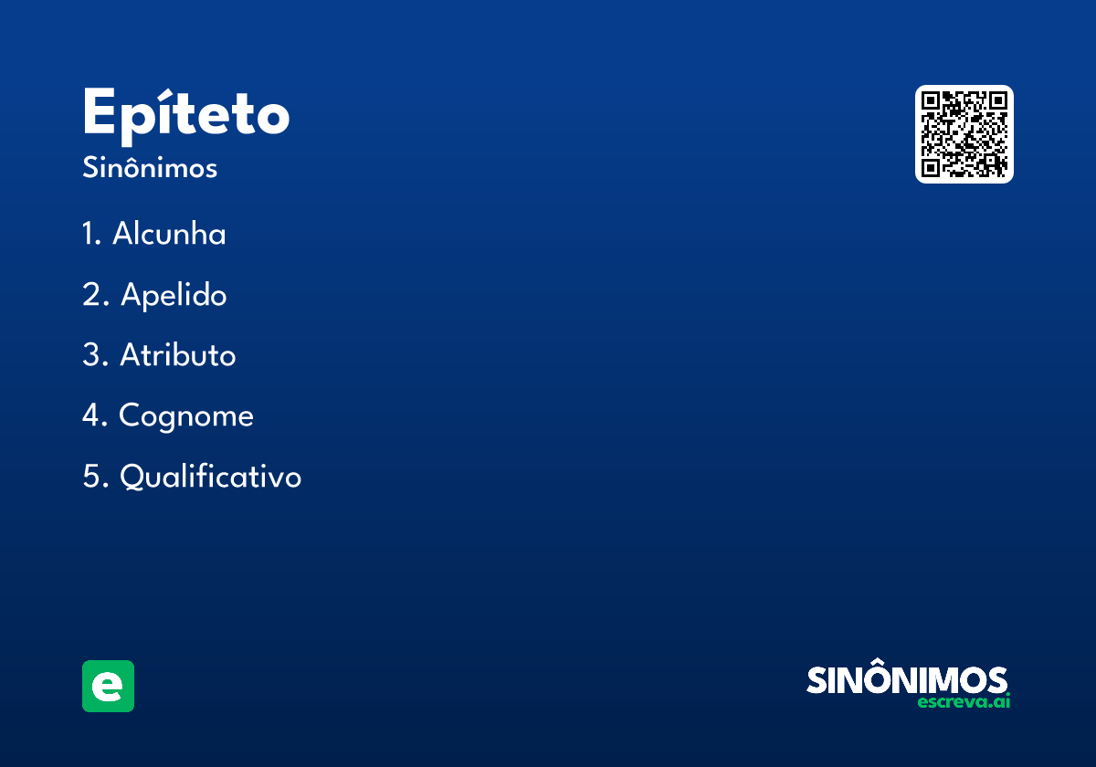 epíteto