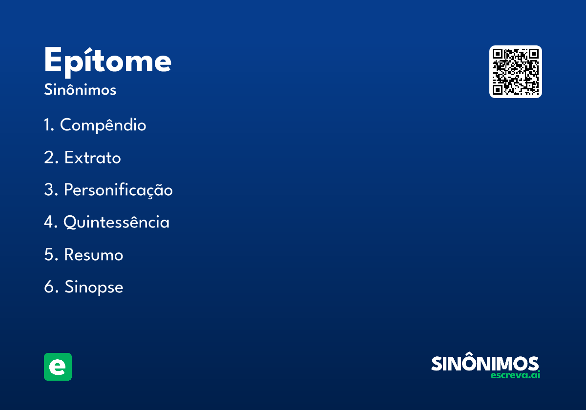 epítome