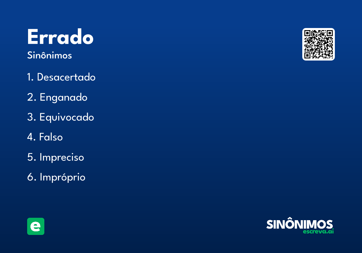errado