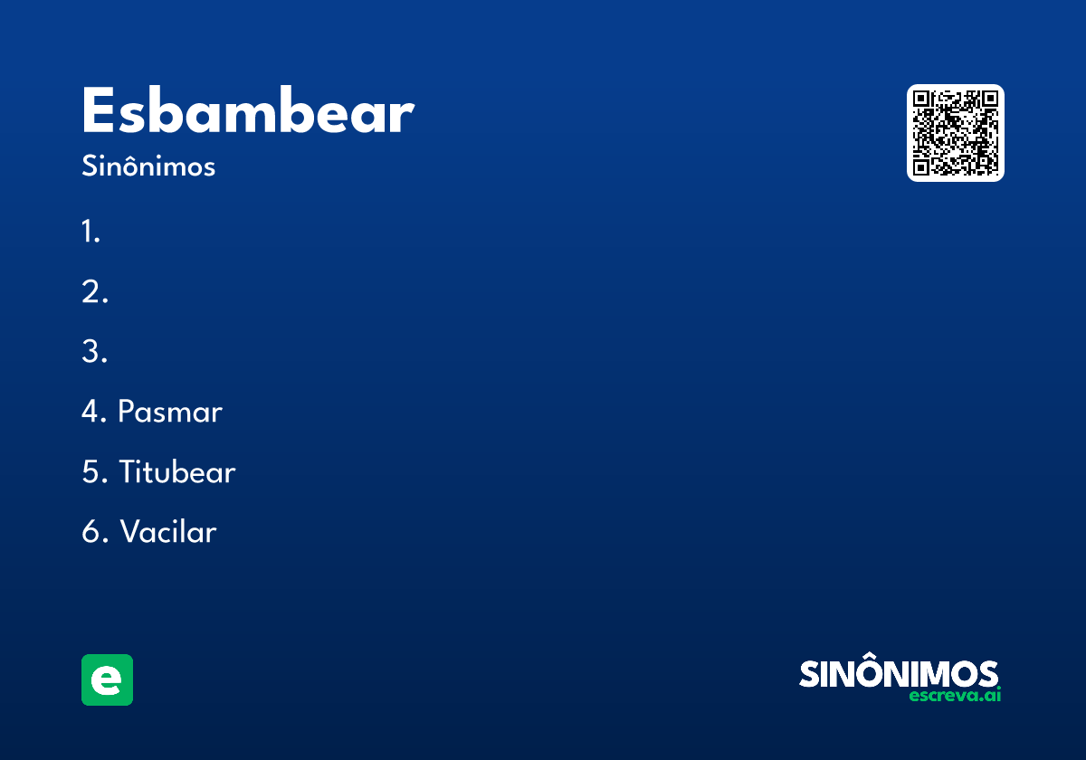 esbambear