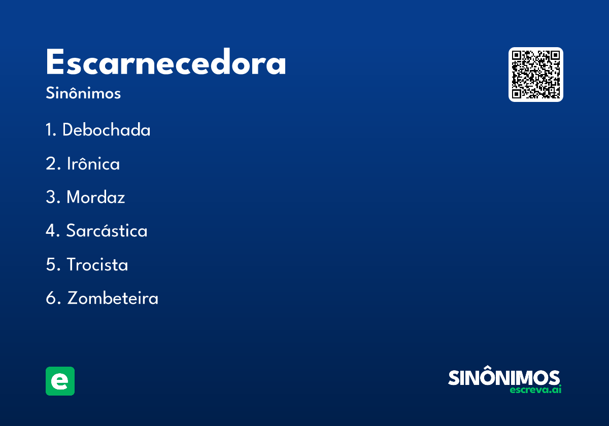 escarnecedora