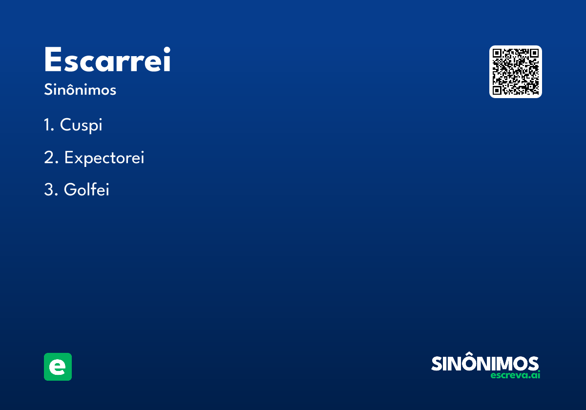 escarrei