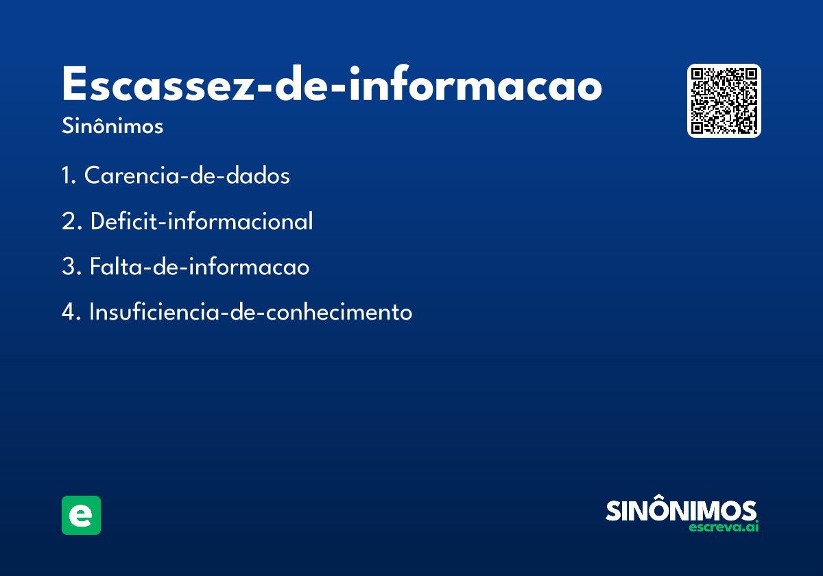 escassez-de-informacao