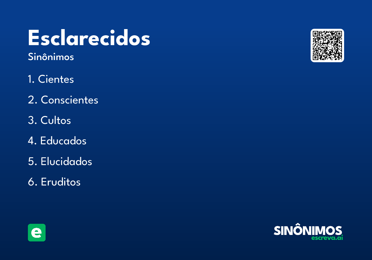 esclarecidos
