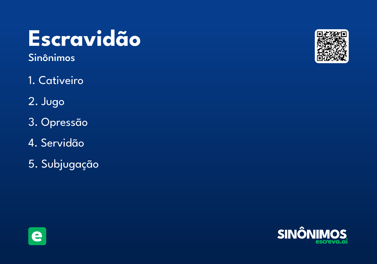 escravidão