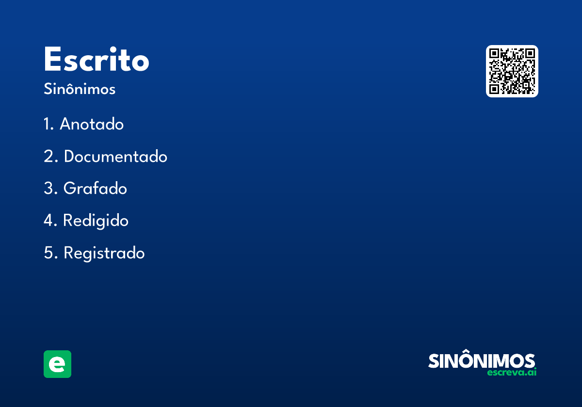 escrito
