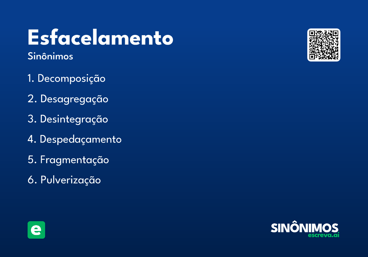 esfacelamento