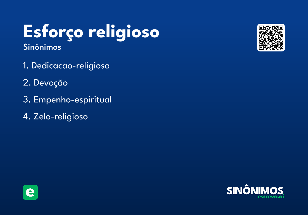 esforço religioso