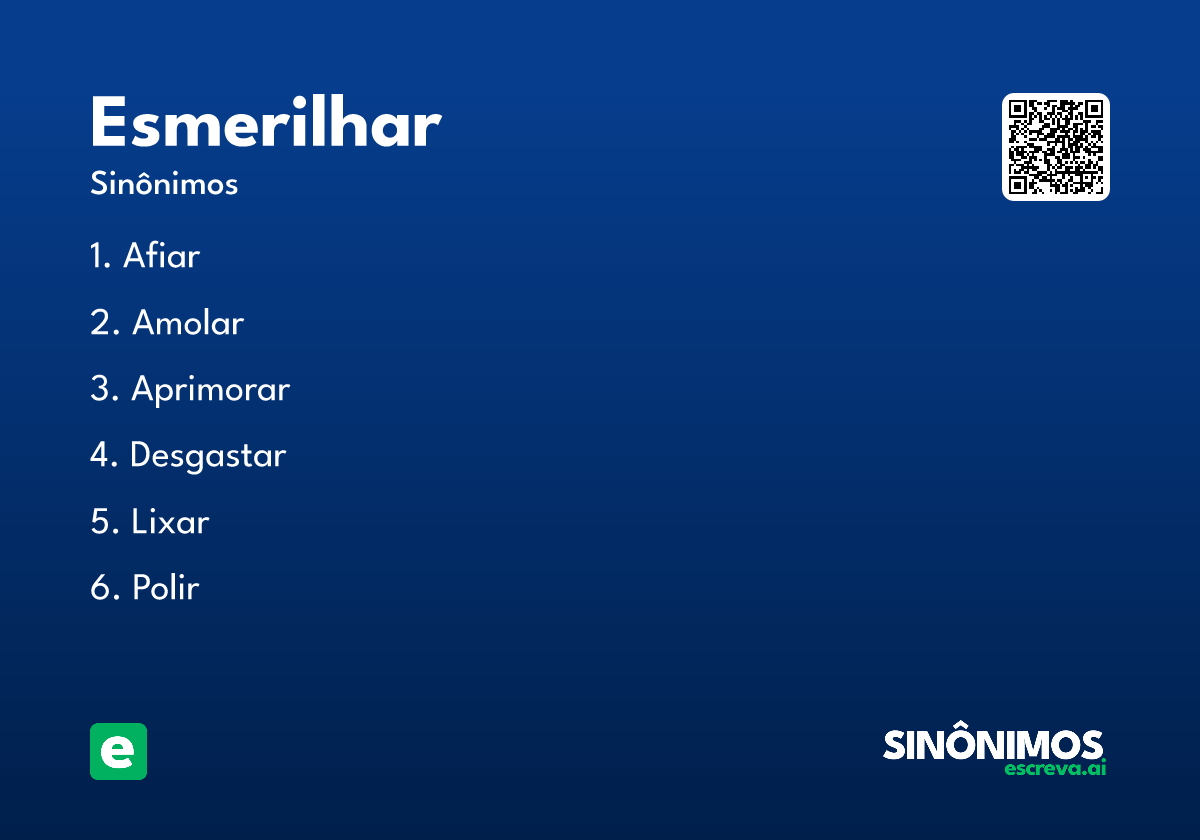 esmerilhar