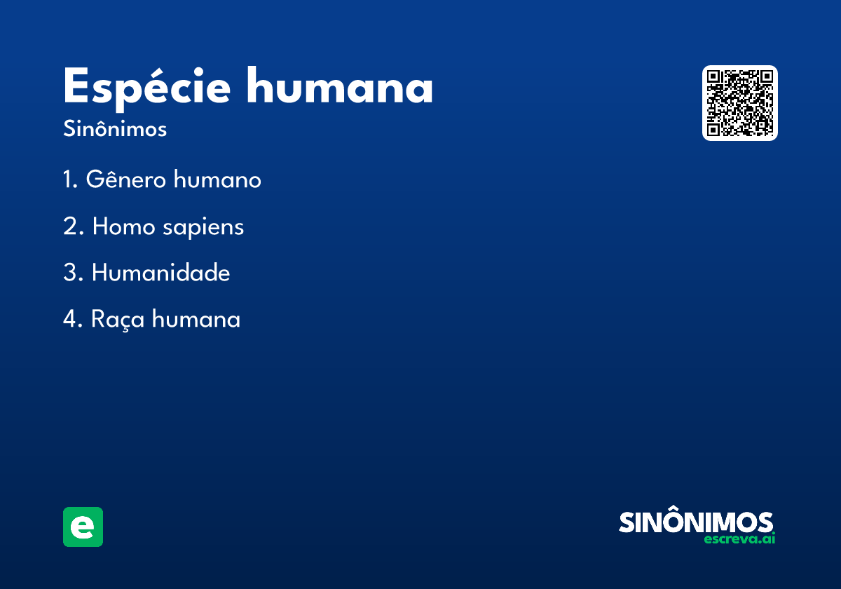 espécie humana