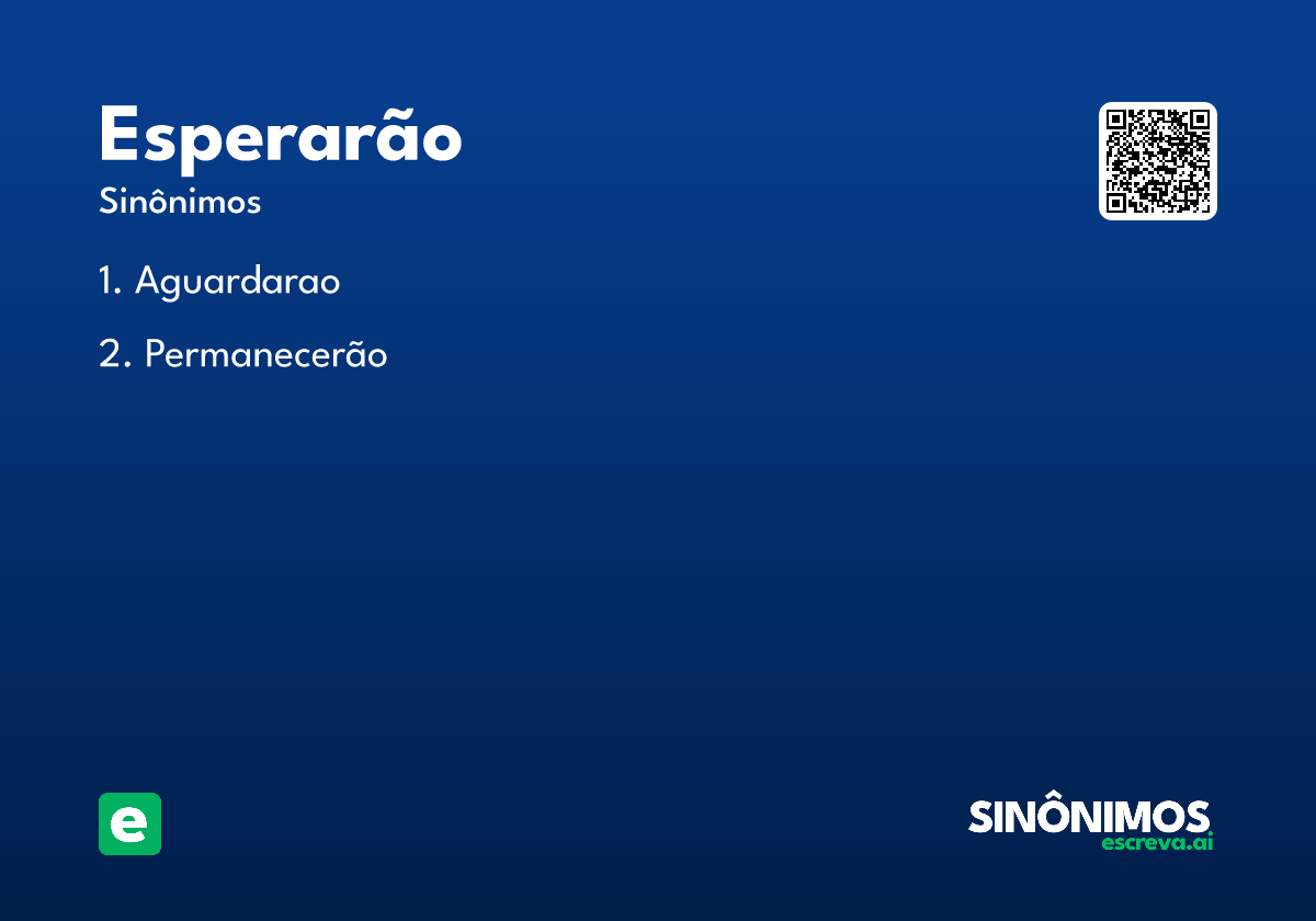 esperarão