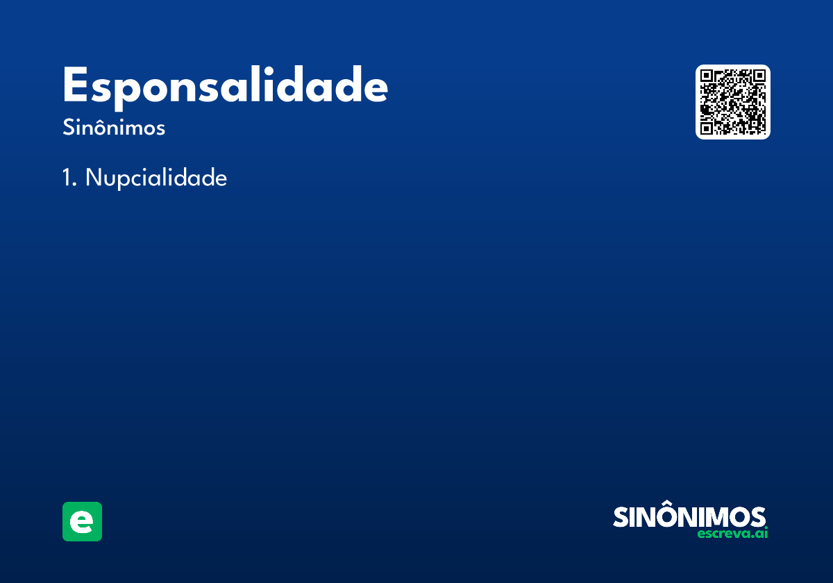 esponsalidade