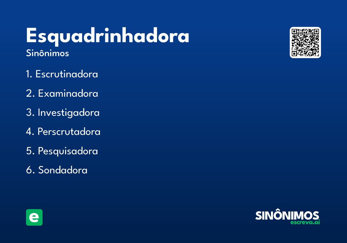 esquadrinhadora