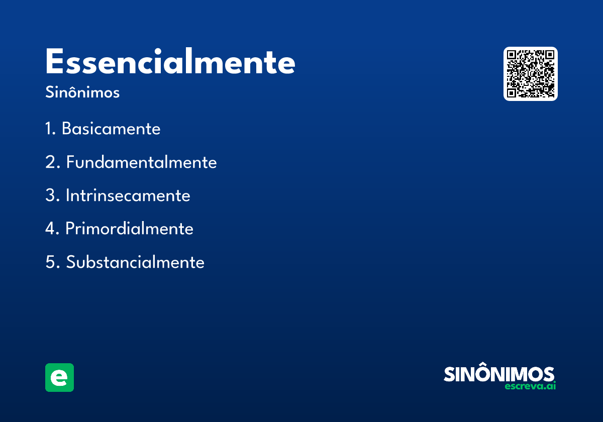 essencialmente