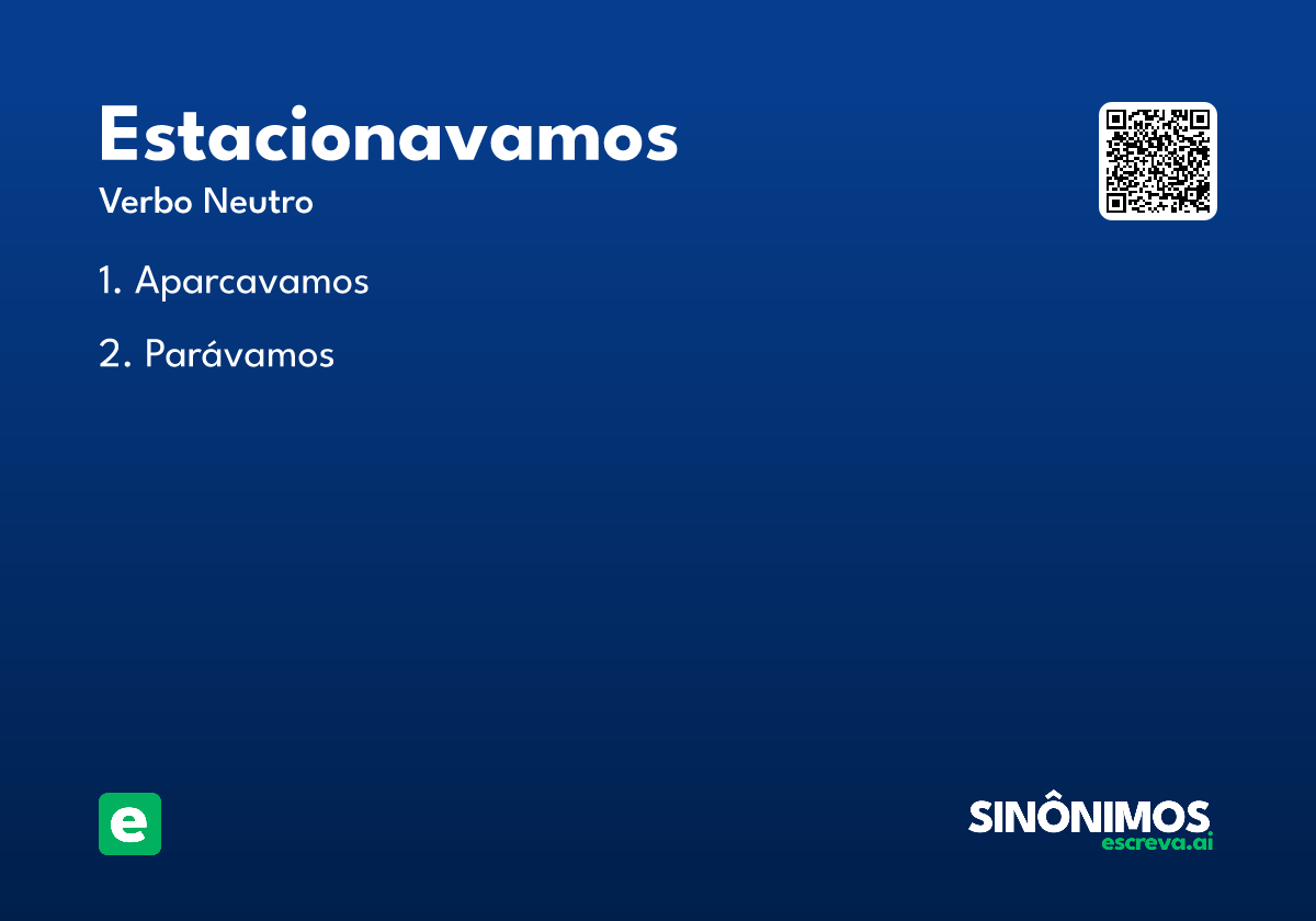 estacionavamos