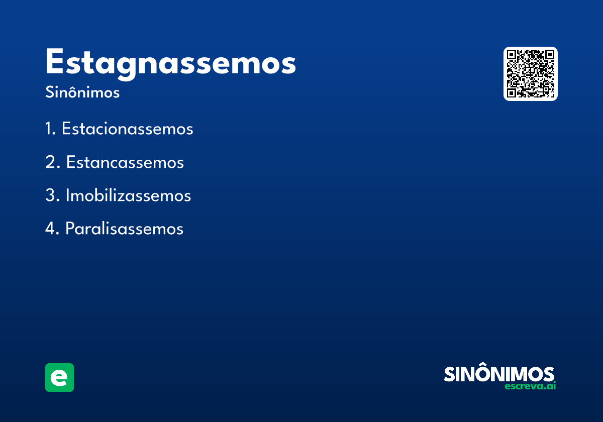 estagnassemos