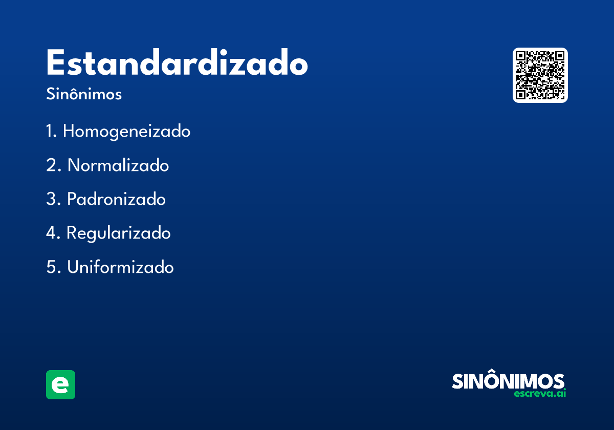 estandardizado