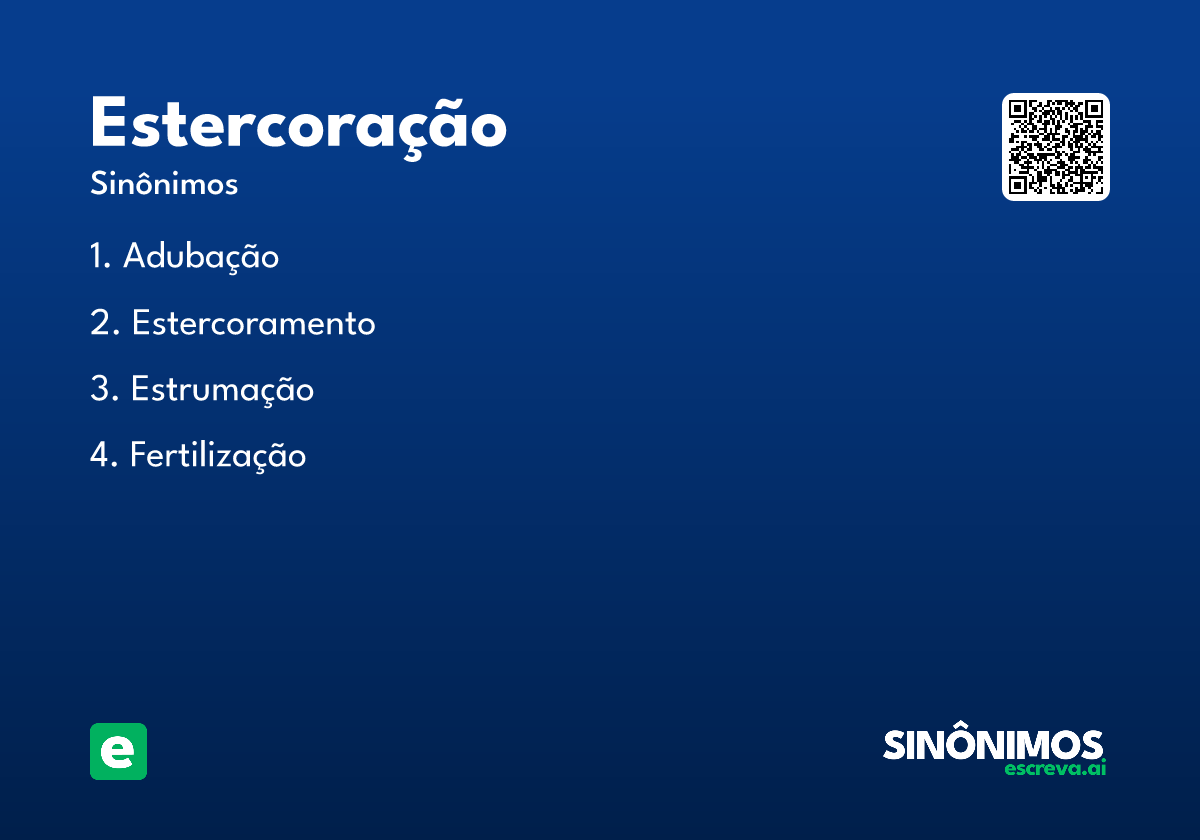 estercoração