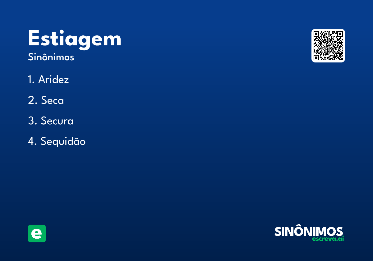 estiagem