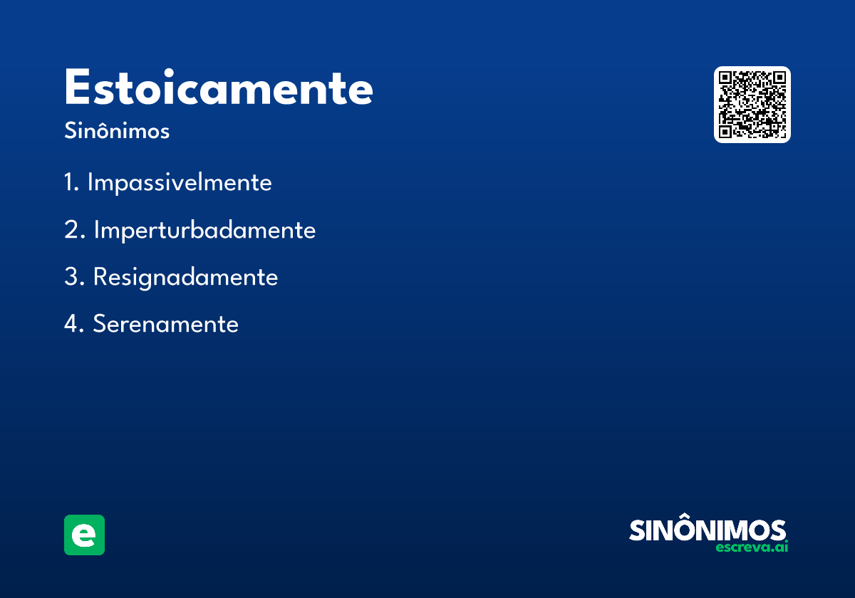 estoicamente