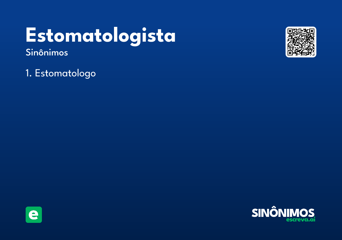 estomatologista