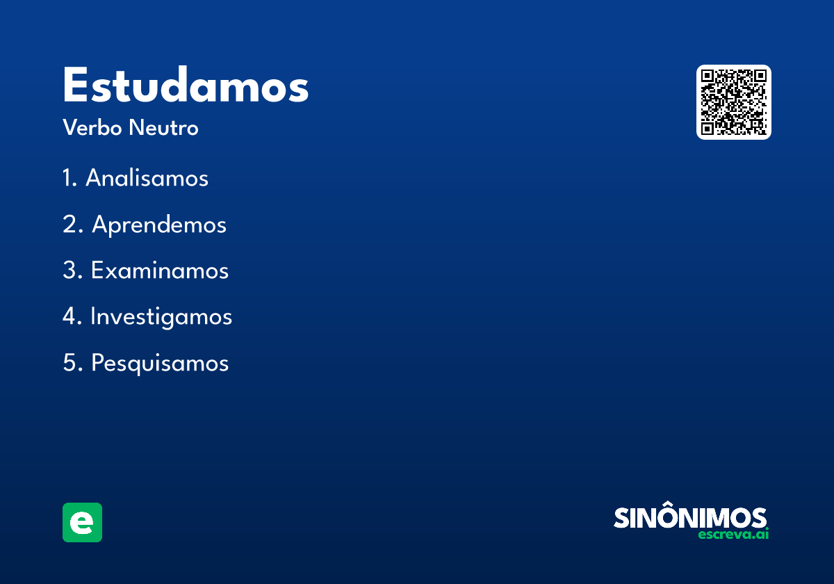 estudamos