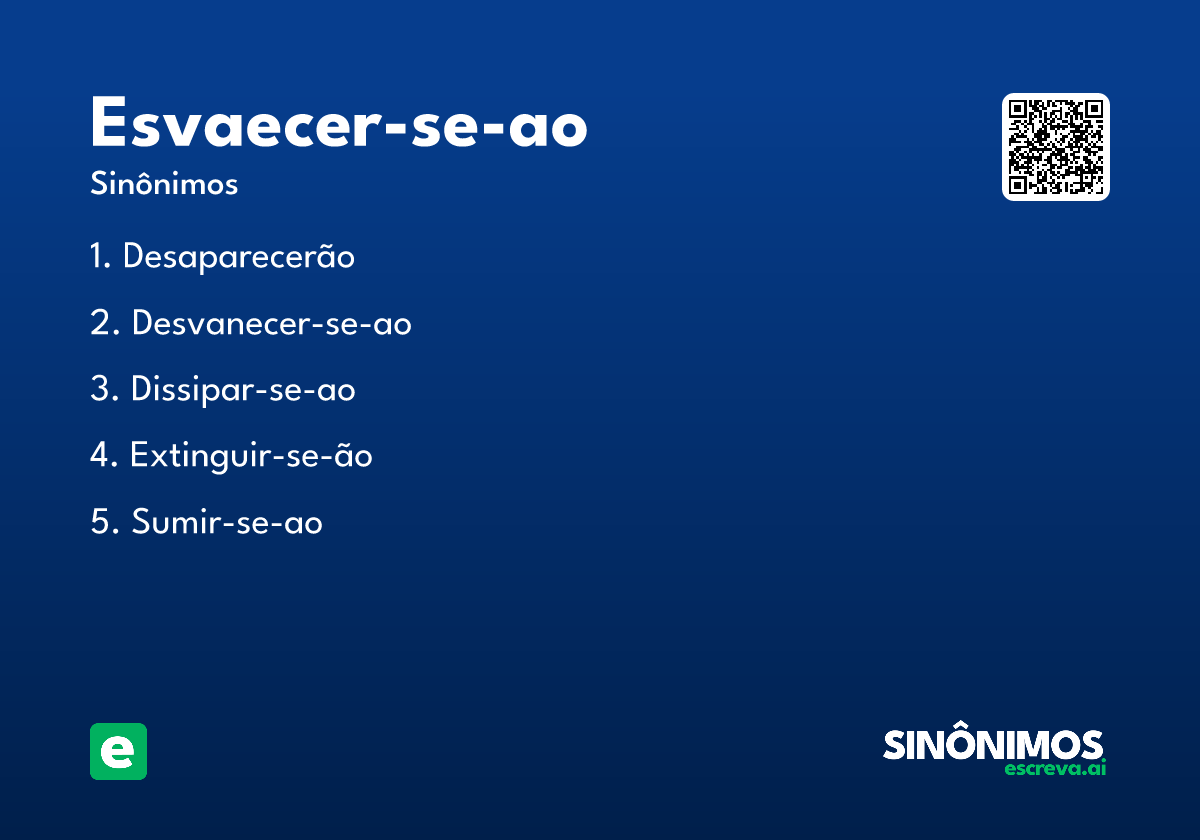 esvaecer-se-ao
