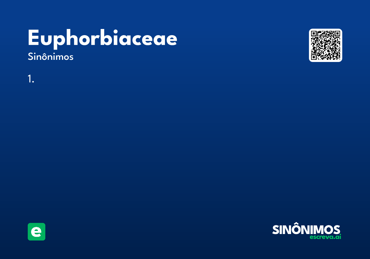 euphorbiaceae