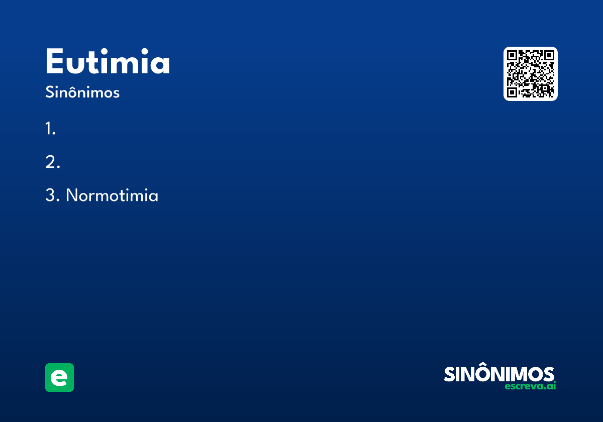 eutimia