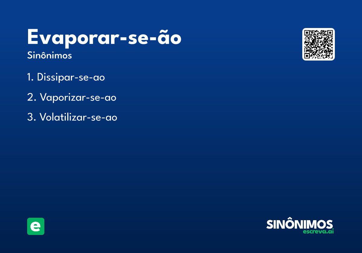 evaporar-se-ão